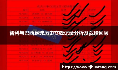 智利与巴西足球历史交锋记录分析及战绩回顾